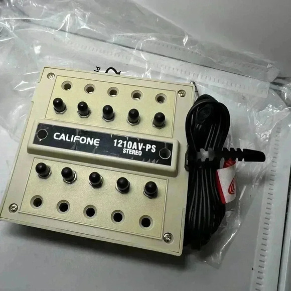 Califone 1210AV-PS 10 Station Jackbox. NEW - Picture 1 of 4